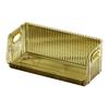 Desktop Storage Rack PET Transparent Stackable Modern Stylish Storage Box for Cup Makeup