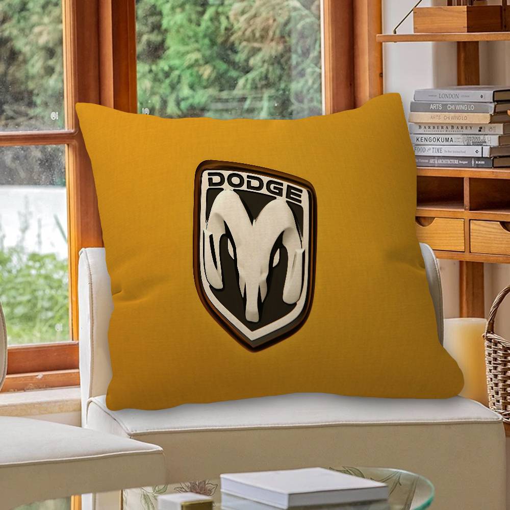 D-Dodges Auto Brand Pillowcase toon Gift Cushion Cover Bedroom Home Sofa Chair Seat Decor pillow case