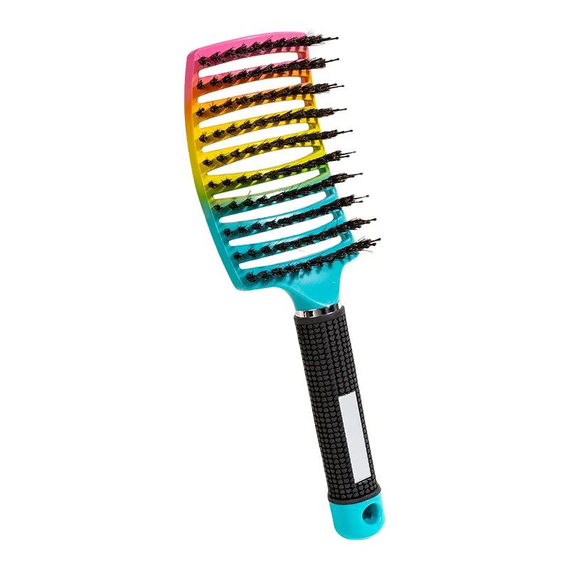 Magic Demelant Brush Bristle Nylon Hair Popbrush Untangle Brush Scalp Massage Comb Hairbrush Pop Brush Hairdressing Styling Tool