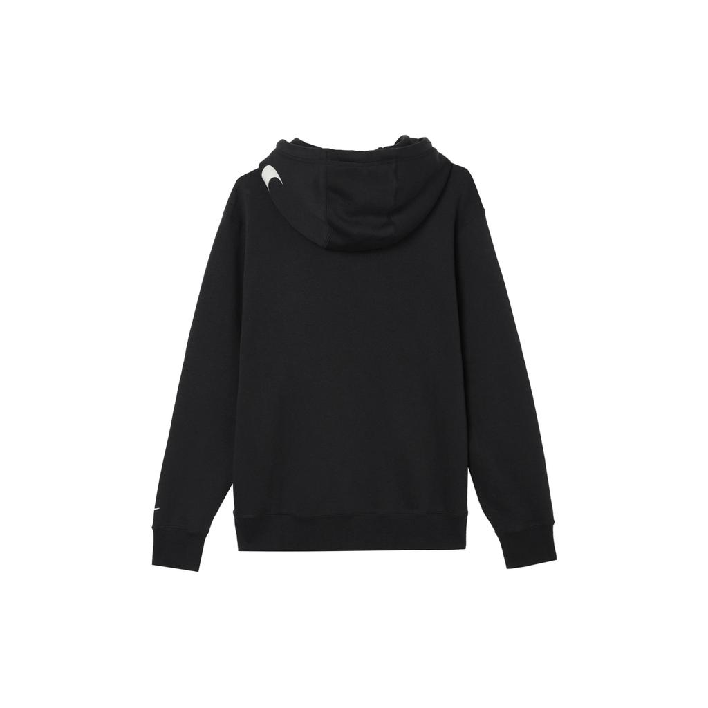 Nike Club Morant Series Letter Print Fleece Hoodie Men hoodies Black FZ1039010