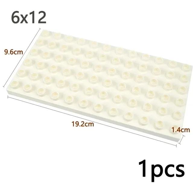 Duploes Velká velikost Základní deska Více velikostí 16x16 8x8 4x4 Cihly Montážní desky Velké částice Figurky Stavební bloky Dětské hračky