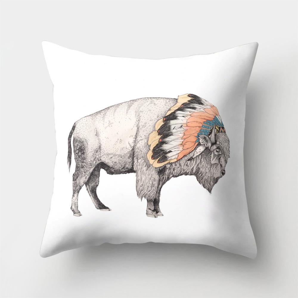 Sofa Pillowcase Car Cushion Creative Home Office Pillow Polyester
