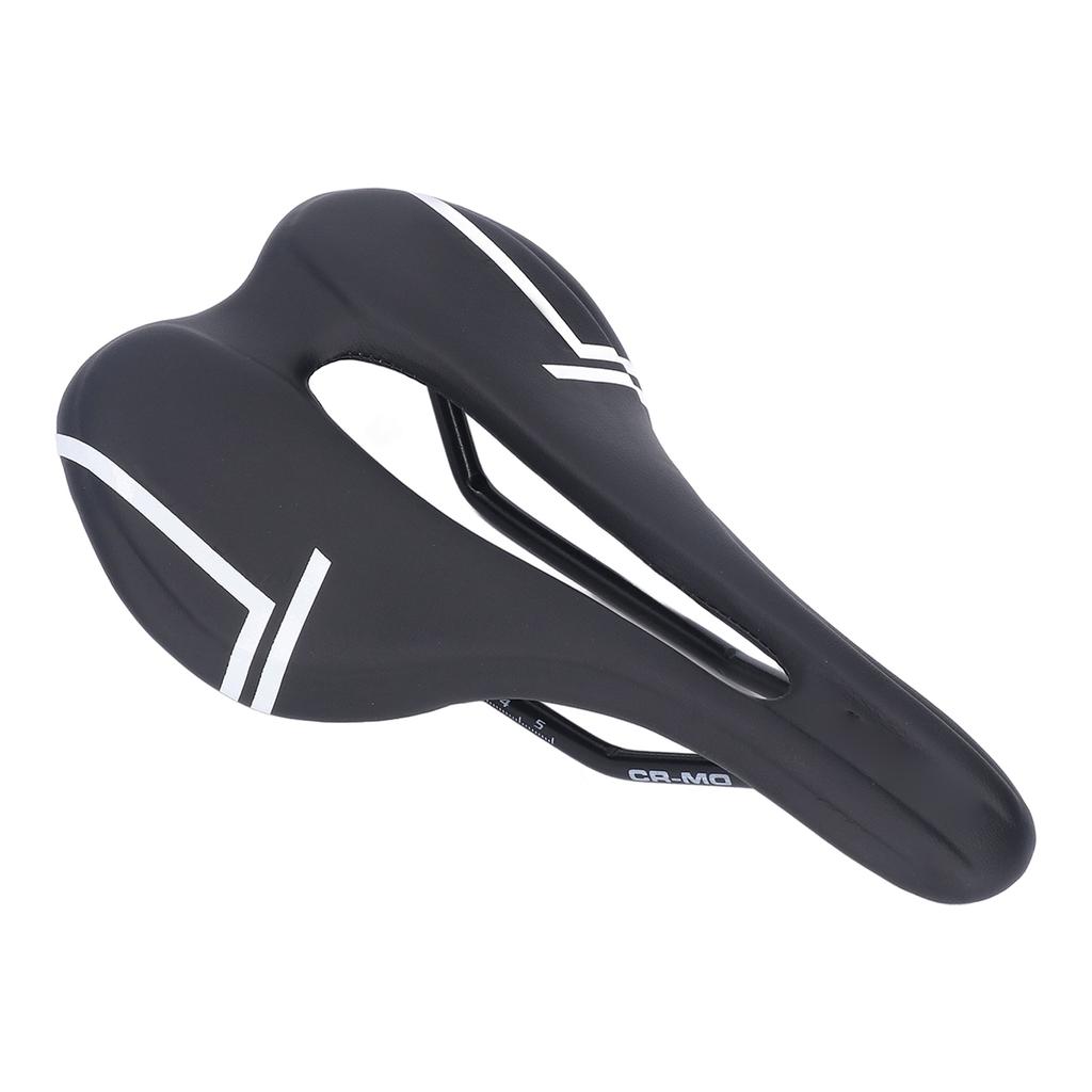 Mountain Bike Saddle Cushion Microfib  PU Lth  Hollow Brthable for Road Riding