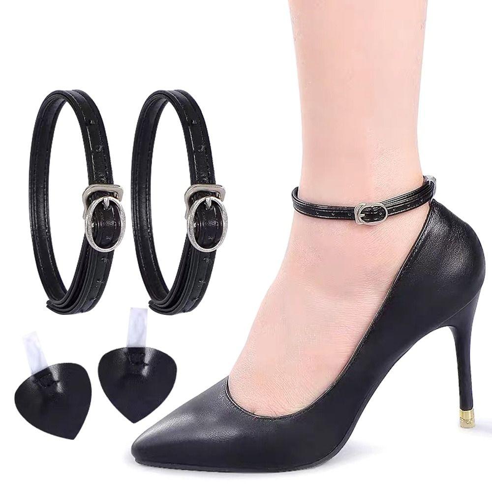 Fashion Anti-skid Ankle Shoe Belt Metal Tip Bundle Laces High Heels Shoes Tie Straps Band Shoelaces Women
