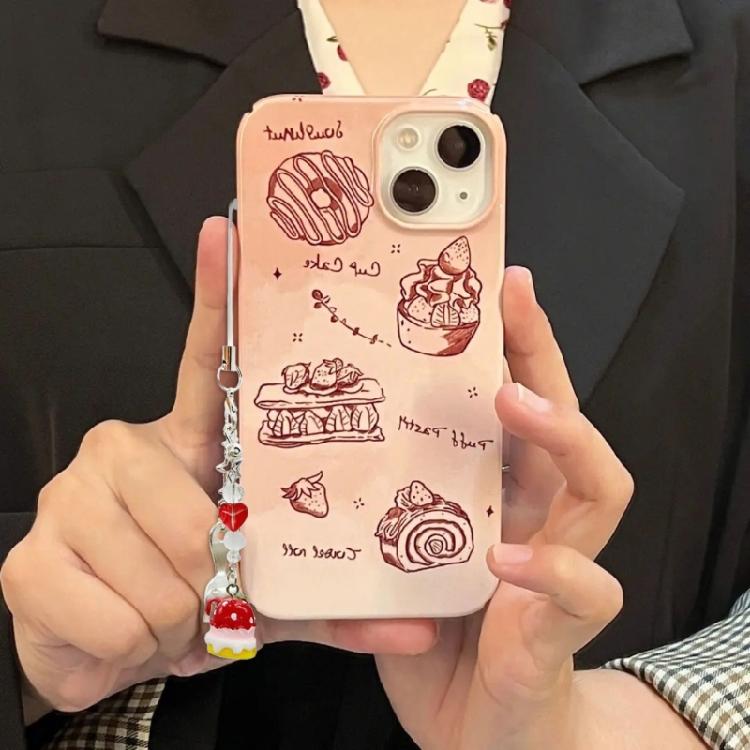 Sweet Small Dessert Fork Hangings Pendant Phone Strap Sweet Bag Decoration