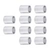 10 pezzi distanziali in lega di alluminio rotondi non filettati, supporti per distanziali, diametro esterno 10 mm-12 mm