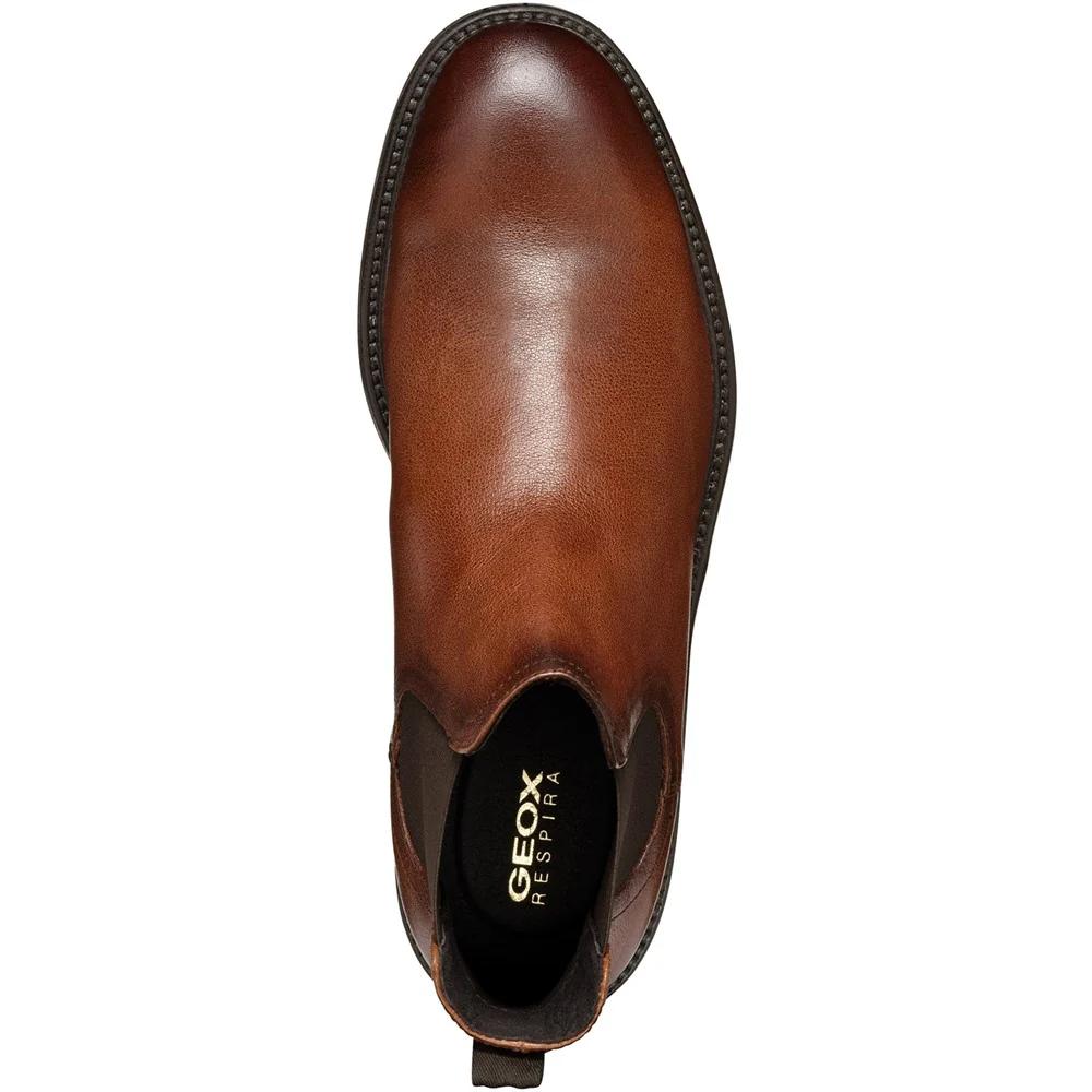 Geox Herren-Stiefeletten „Tiberio“ aus Lackleder