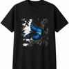 Common Blue Butterfly Nature Mens Womens T-Shirt Unisex Novelty Gift Tee Funny
