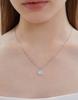 Hyeres Lor Essence Silver (W) Moissanite The Bouquet Necklace M Hl4N5A444W9500