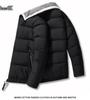 Men's Trendy Stand Collar Cotton Jacket - Thick, Warm Casual Outerwear for Winter