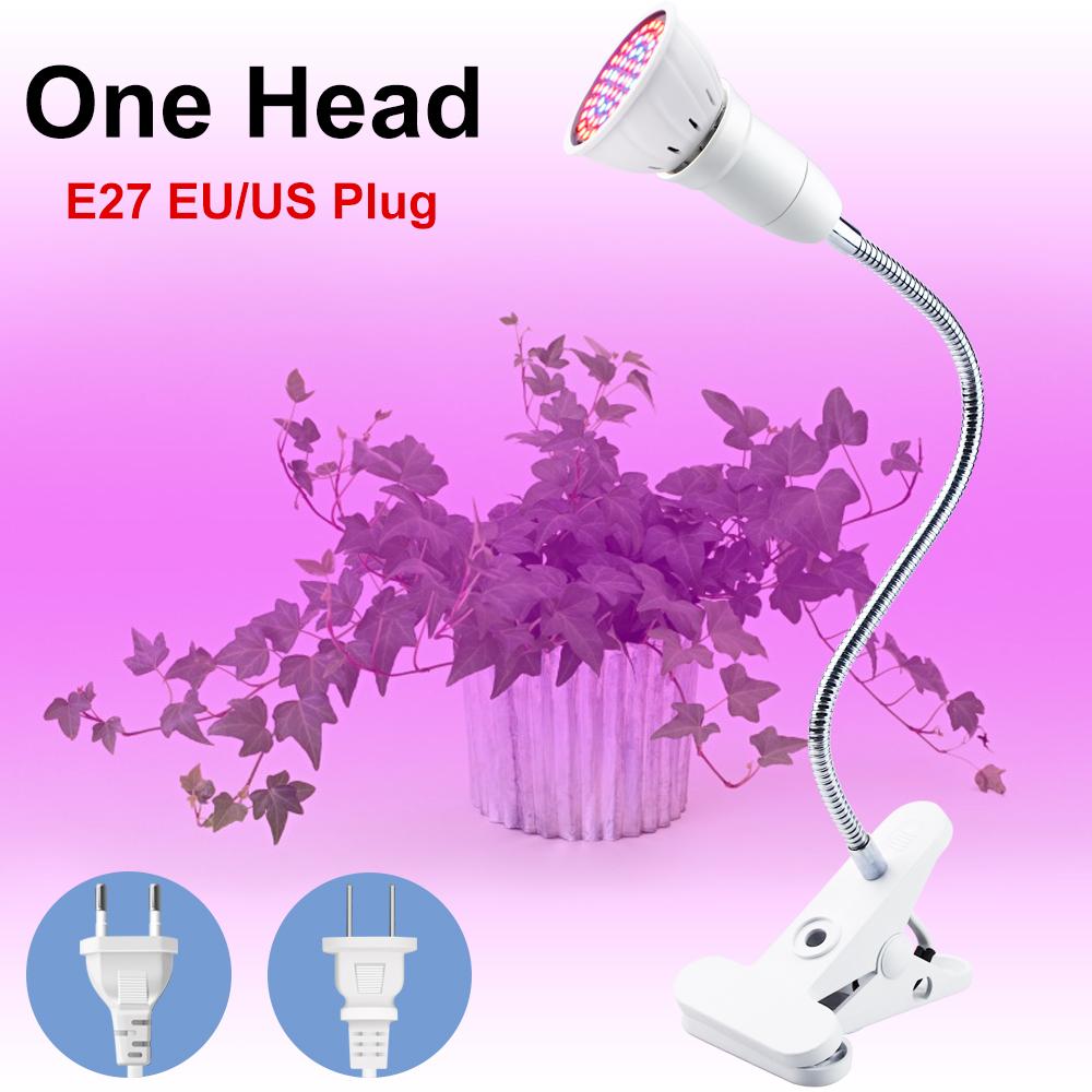 

Светодиодная двойная головка для растений, полный спектр, тепличная рассадная лампа Fito, 5 Вт, 7 Вт, 15 Вт, 20 Вт, пристегивающаяся светодиодная лампа для выращивания растений в помещении, вилка ЕС 126leds 85-265V&US Plug