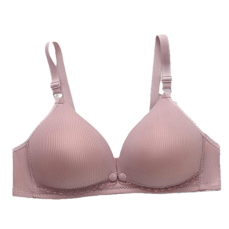 Maternity Nursing Bra Women Front Closure Thin Wireless Push Up Breastfeeding Bra Pregnancy Postpartum Comfortable Supportive Underwear