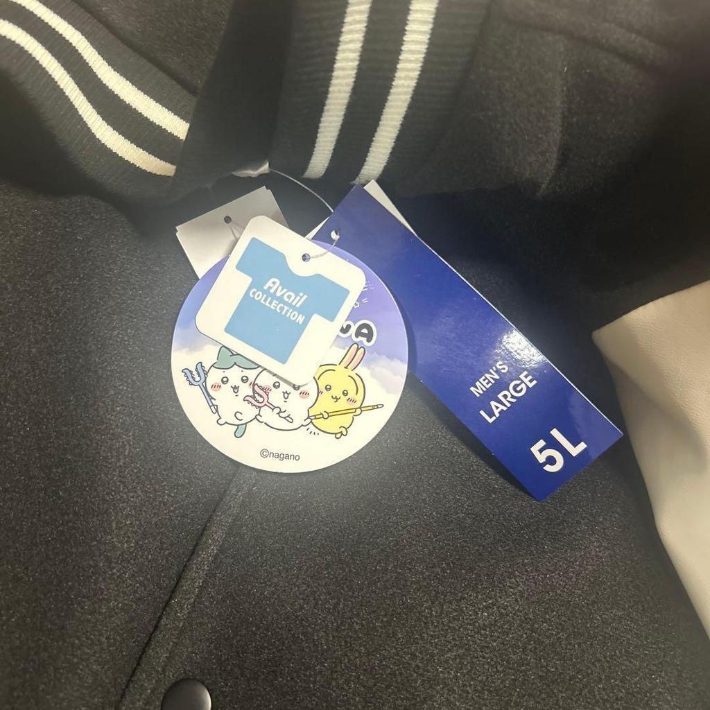 5L varsity jacket Chiikawa popular men women.