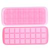 24‑Grids Ice   Tray with Lid Food Grade Silicone   Ice Mold Tray for Home Bar Use
