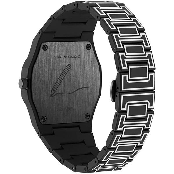 D1 Milano POLYCARBON Quartz 3-Hand PCBJ33 Wrist Watch