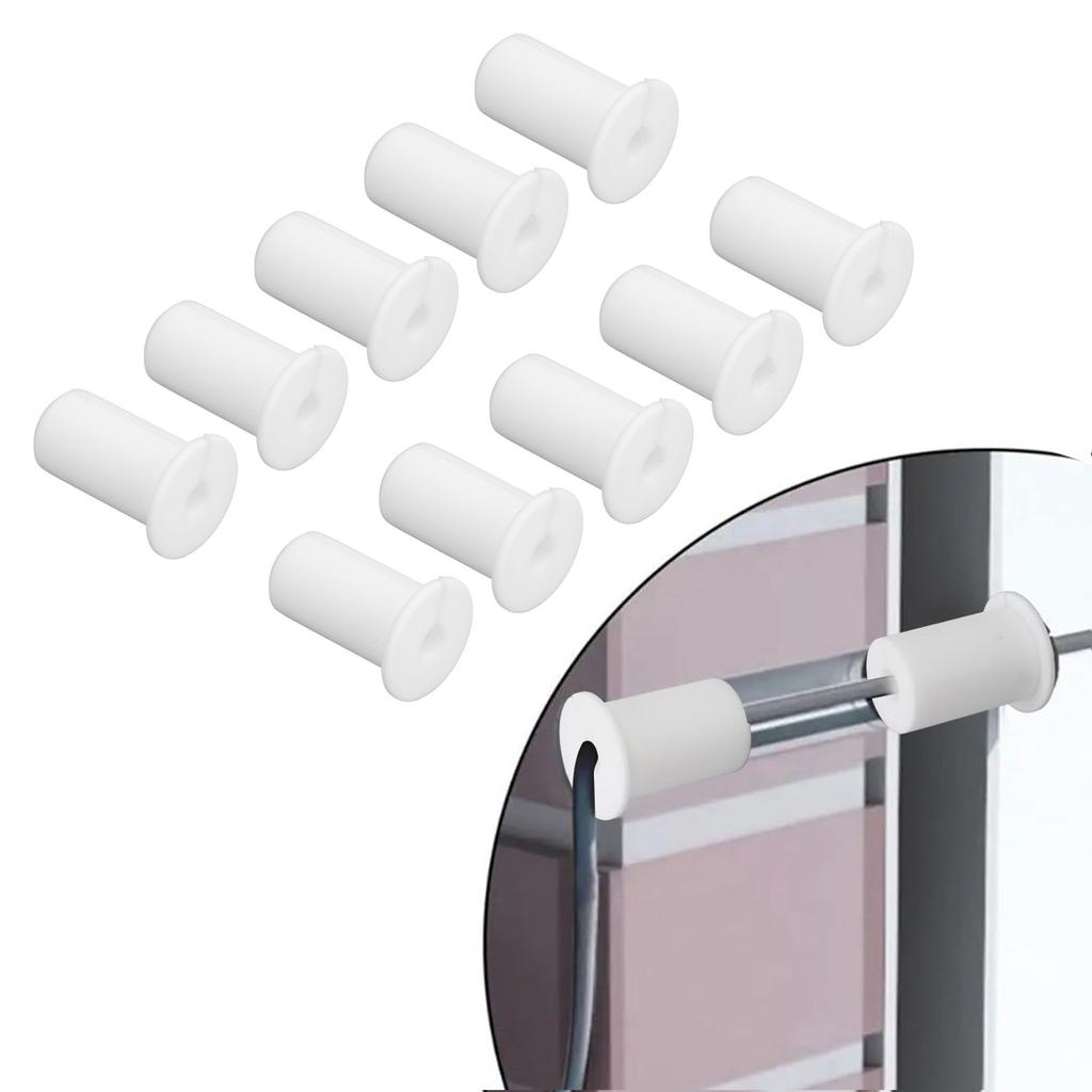 10pcs Cable Routing Kit for Silicone Cable Feed Through Bushings Wall Grommet for Series Cable 0.75in Diameter