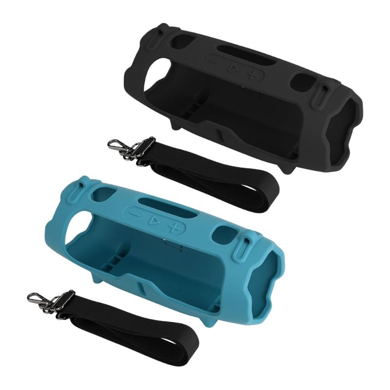 Silicone Protective Case for Charge 6 Speakers with Shoulder Straps, Dustproof and Shockproof Speakers Guard