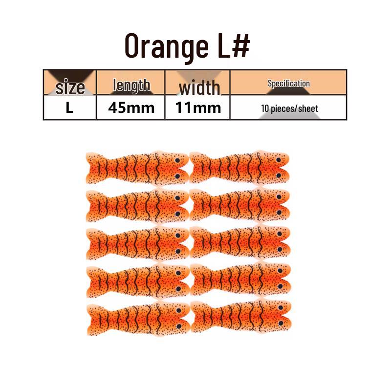Bionic Shrimp Back Skin: Elastic Ice Silk Tying Material for Lures
