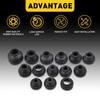 14X Universal Rubber Ball Joint Rubber Dust Boot Cover Track Rod End Set Kit