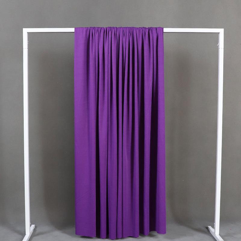 5/10M Milk Silk Stretch Fabric Wedding Arch Drapes Wedding Backdrop Curtain for Stage Banquet Birthday Party Sheer Drapery Decor