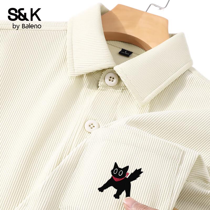 Куртка-рубашка Baleno серии S&K, оверсайз, из вельвета 4XL