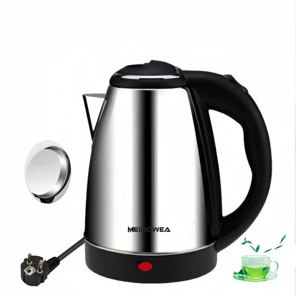 304 Stainless Steel Electric Kettle with Auto Shut-Off, British and European Standard