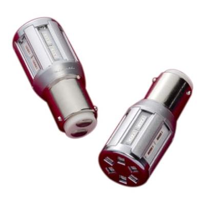 VALENTI LED-Glühbirne S25 Stiftwinkel üblich rot 150°/180° VL58-S25-RE