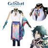 Genshin Impact Xiao Cosplay Costume Wig Halloween Carnival Party Props Adult