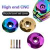 Mountain Bike Dazzle Color Fork Bowl Set Cover Headset Handlebar Cover Cover With Screws