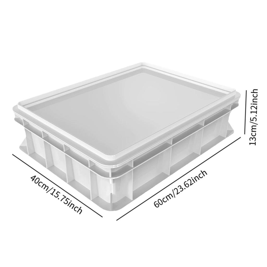 Pizza Dough Proofing Box Stackable Fermentation Storage Tray Sturdy Multipurpose