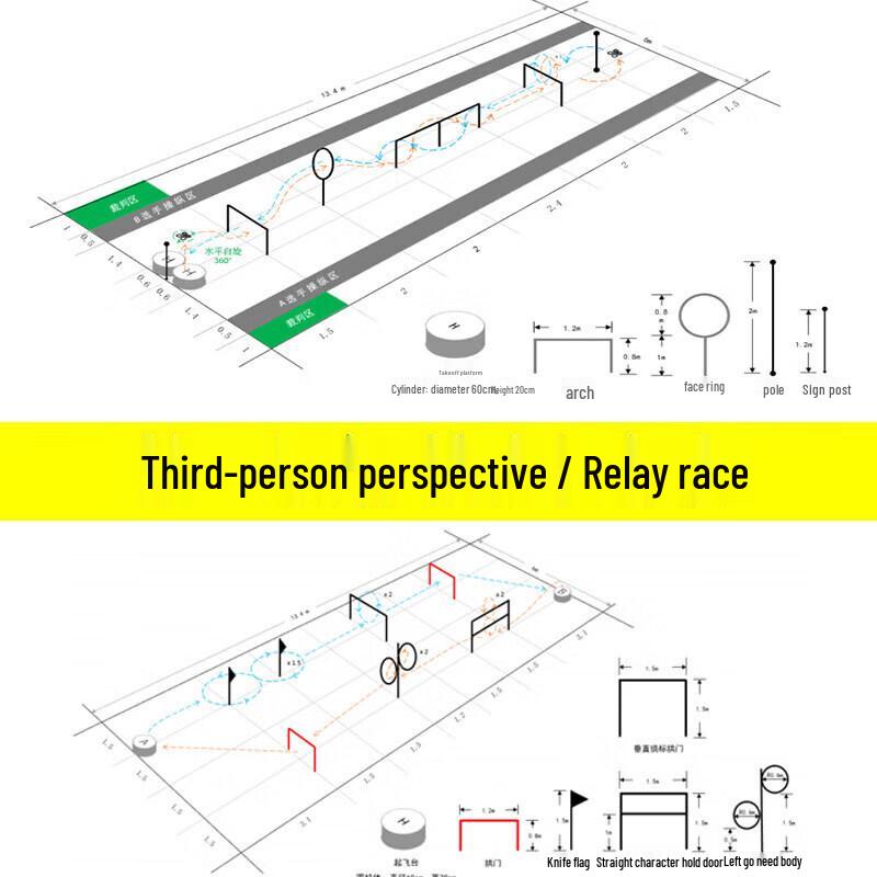 Zhenbaolai Drone FPV Racing Obstacle Training Kit