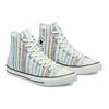 Converse Chuck Taylor All Star Comfortable High Top Canvas Shoes Unisex White and Blue Multicolour