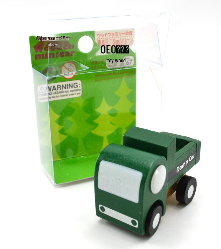 Japanese Mini Wooden Car Set: Educational Children's 1st & 2nd Gen Models