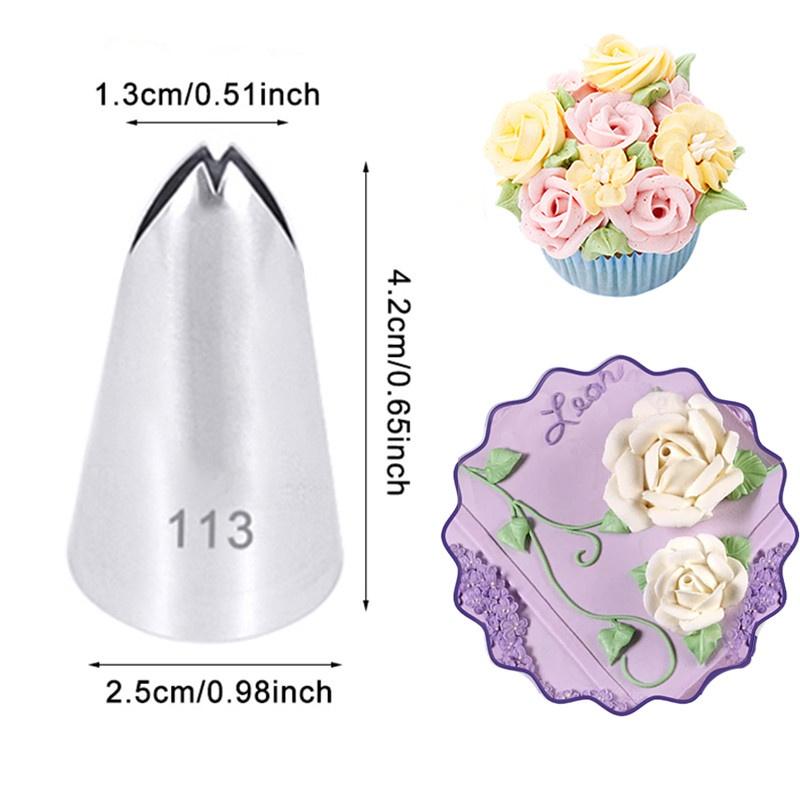 13 Styles Large Icing Piping Nozzles for Decorating Cake Baking Cookie Cupcake Piping Nozzle Stainless Steel Pastry Tips tools