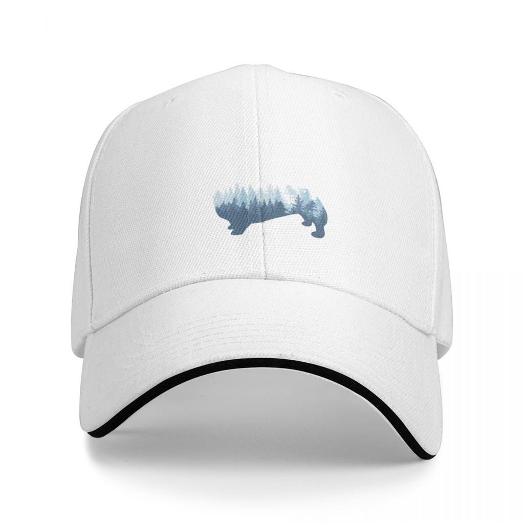 Pembroke Welsh Corgi Hund Silhouette Berg Natur Baseball Kappe Sonnenhut Marke Unisex Caps Hut Männlich Frauen