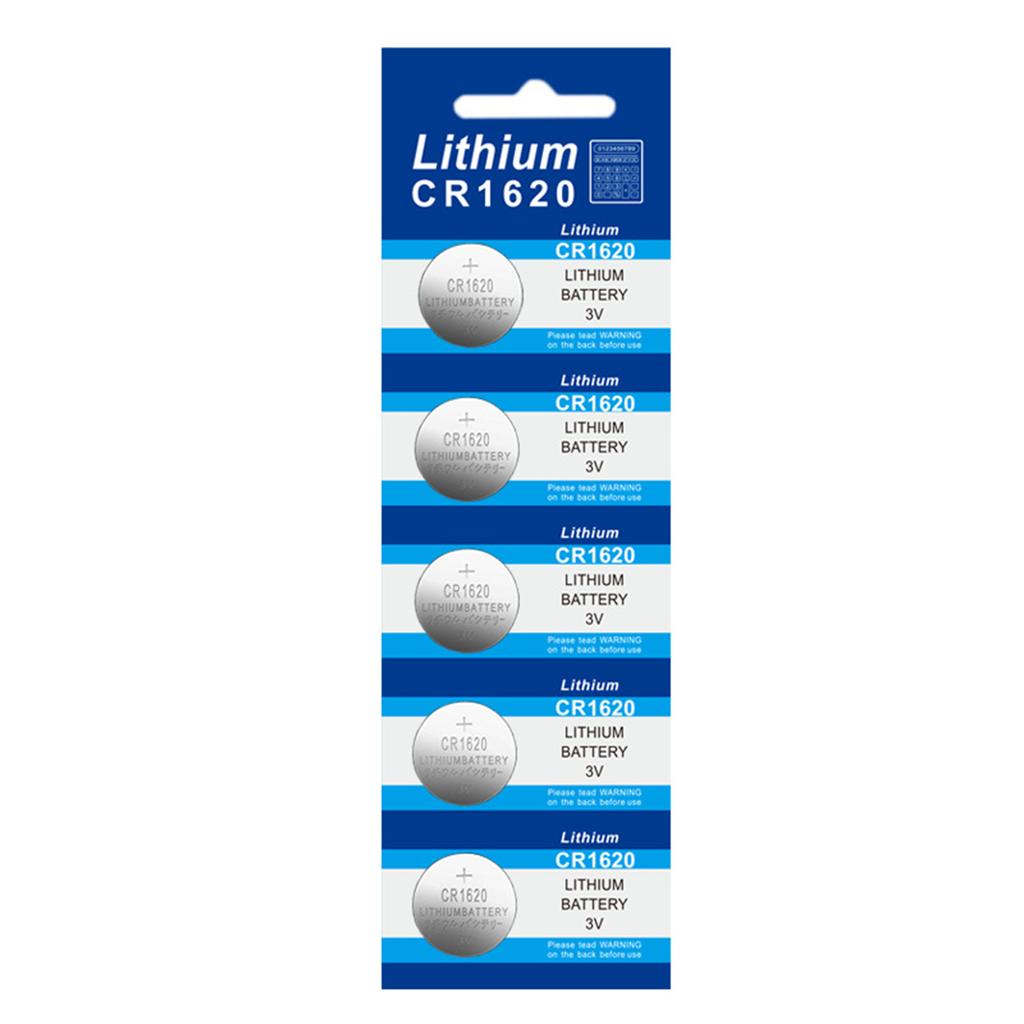 Essential CR1620 CR1220 CR1632 CR2016 CR2032 Lithium Button Batteries for Watches Calculators Key Fob Electronics