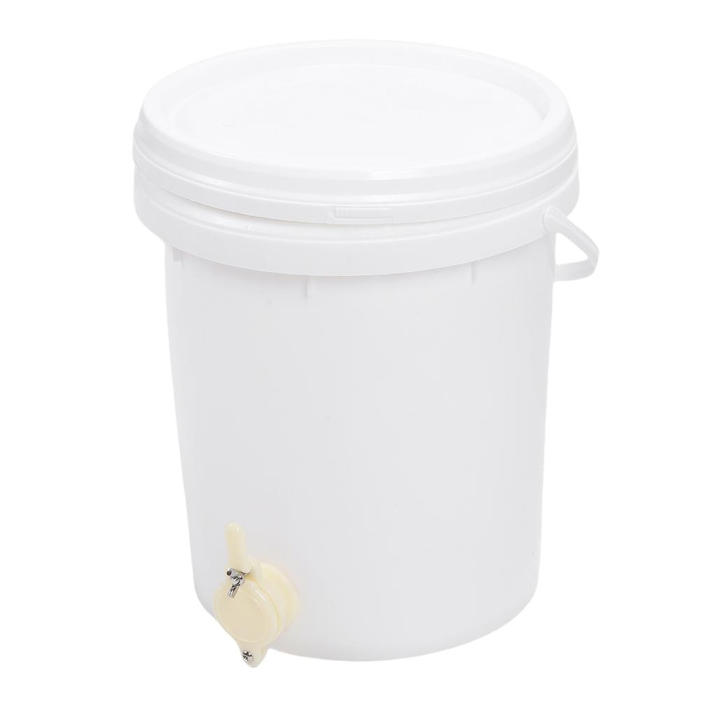 5 Gallon Honey Bucket with Lid and Gate Plastic Honey Storage Container for Beekeeping