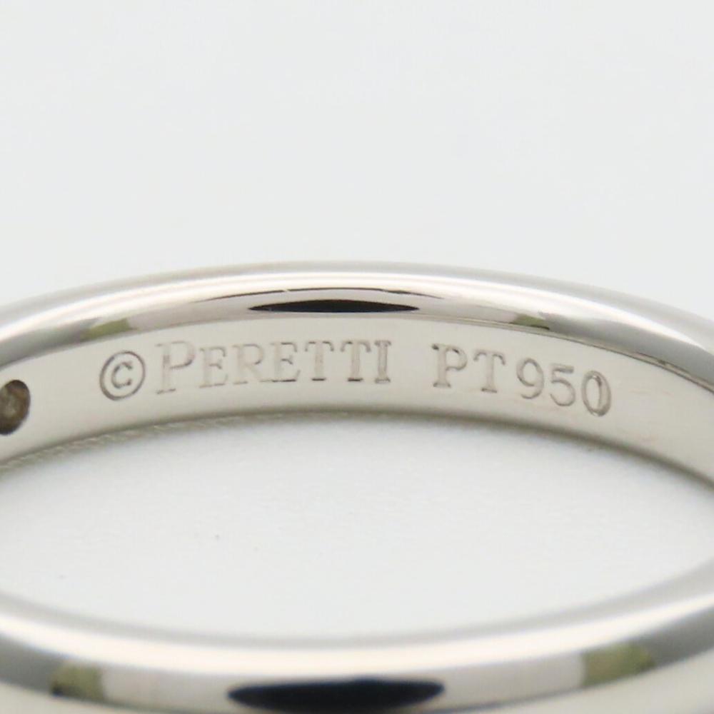 Used TIFFANY&Co. Ring Stacking Band EU#46.5 Pt950Platinum 4.3g Platinum El Saperetti