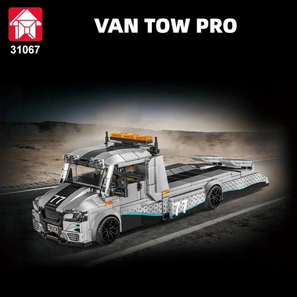 3 Style Technical Heavy Duty Tow Truck Building Blocks Toys MOC Recovery Vehicle Model Bricks Toys Boys Festival Party Gifts