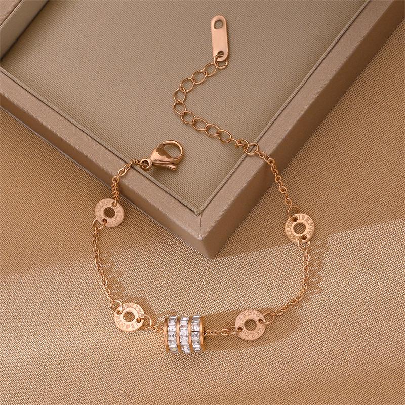 Koreanisches Dongdaemun Titanstahl Damenmode Armband - Edelstahl, High-End, Grenzüberschreitendes Design.