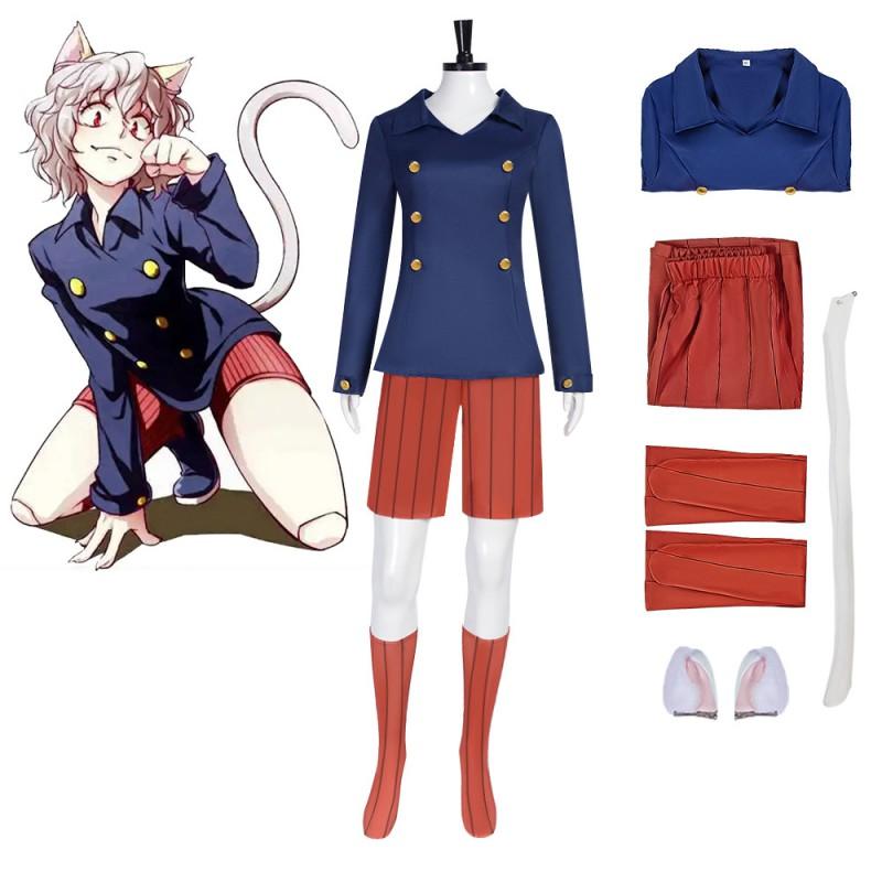 Halloween Anime Cosplay Outfit Nefelpitou Cat Ear Costume Comic Con Party