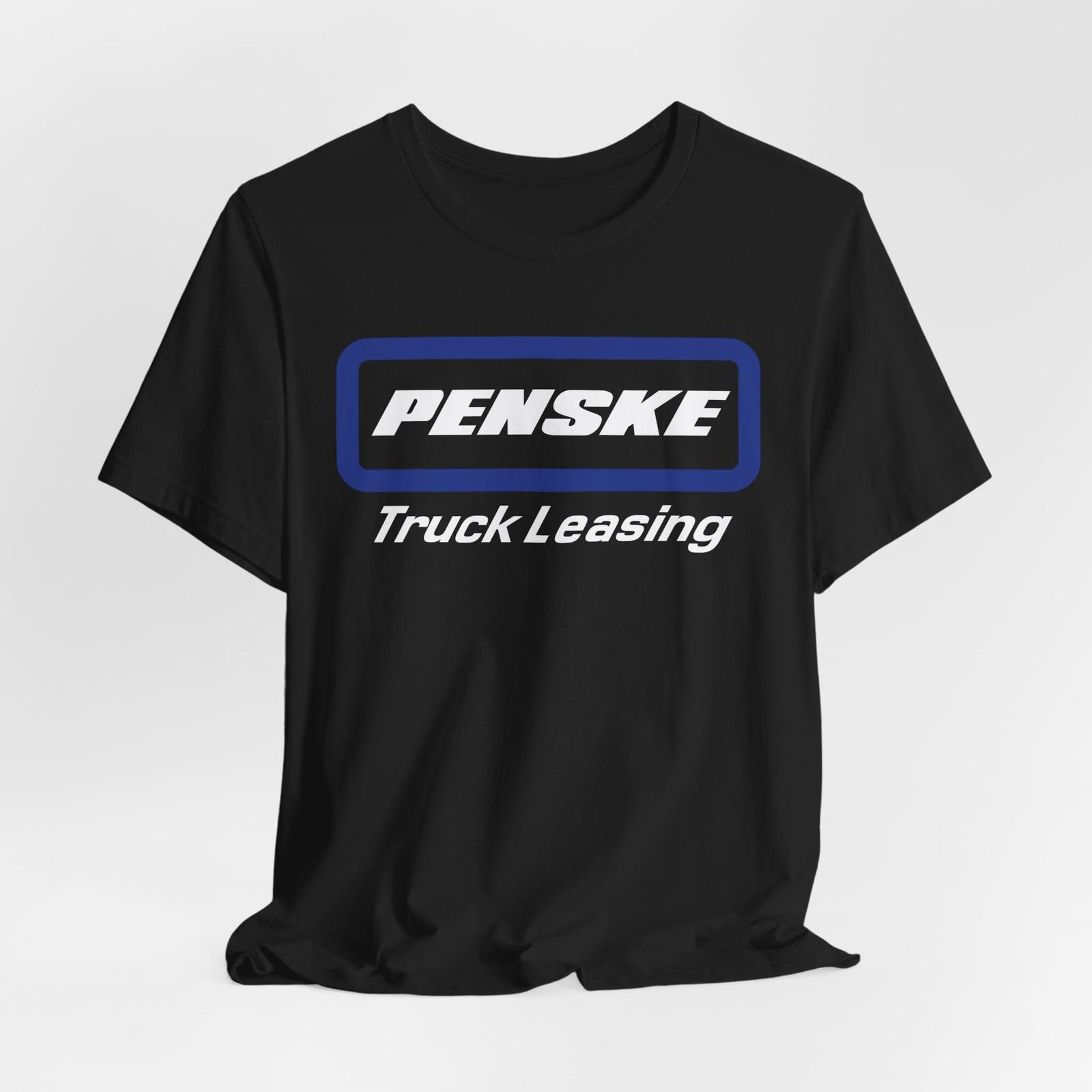 Unisex PENSKE Automotive Truck Logo Black/Navy Size S-5XL T-Shirt S разноцветный