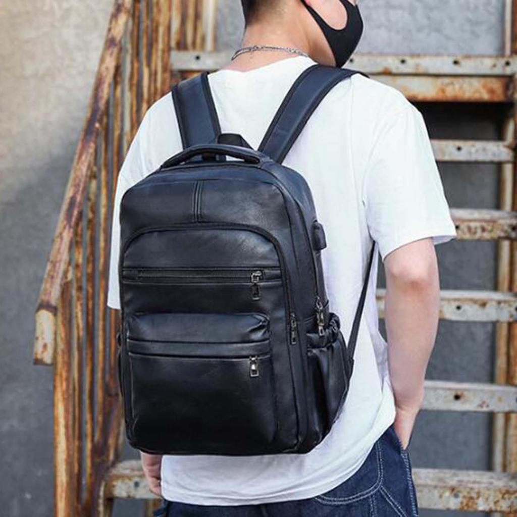Backpack for Laptop in Leather PU Hand -resistant Bag