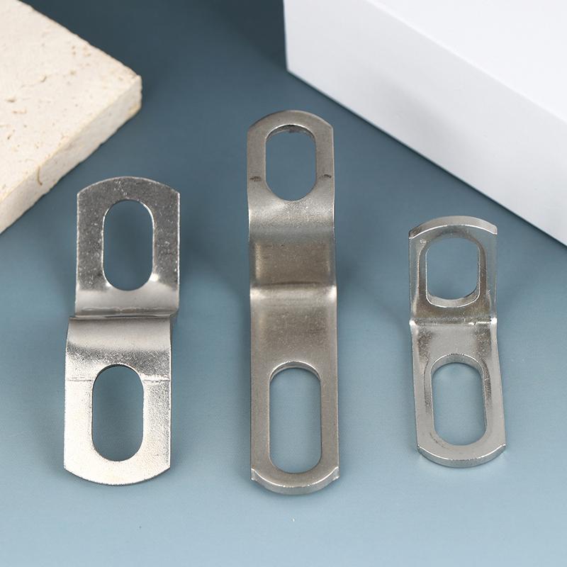 Motorcycle Exhaust Pipe Bracket Z/L-Shaped Stainless Steel Moto Modification Exhausts Pipe Clamps Fixed Bracket Accessory