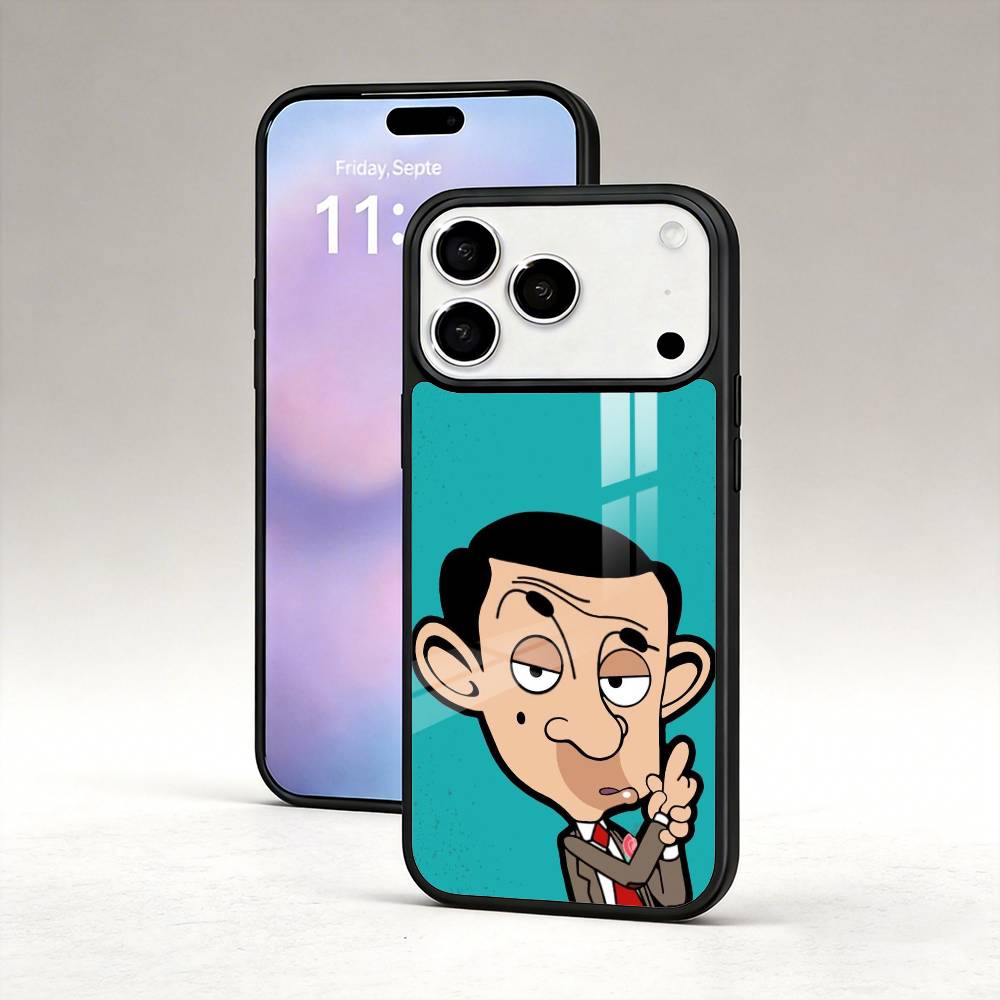 Funny C-Classic M-Mr B-Bean Phone Case For iPhone17,16,15,14,13,12,Pro,Max,Magnetic For Magsafe Wireless Charging