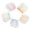 RICISUNG Baby Mitten Newborn Baby Scratch Baby Adjustable 5-Piece Set, Mittens, Gloves, Prevention, Gloves, 0-18 Months, Protective, Breathable, Thin,