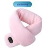 Smart Heated Scarf with Vibration Massage for Men & Women - Winter Neck Warmer, Solid Color
