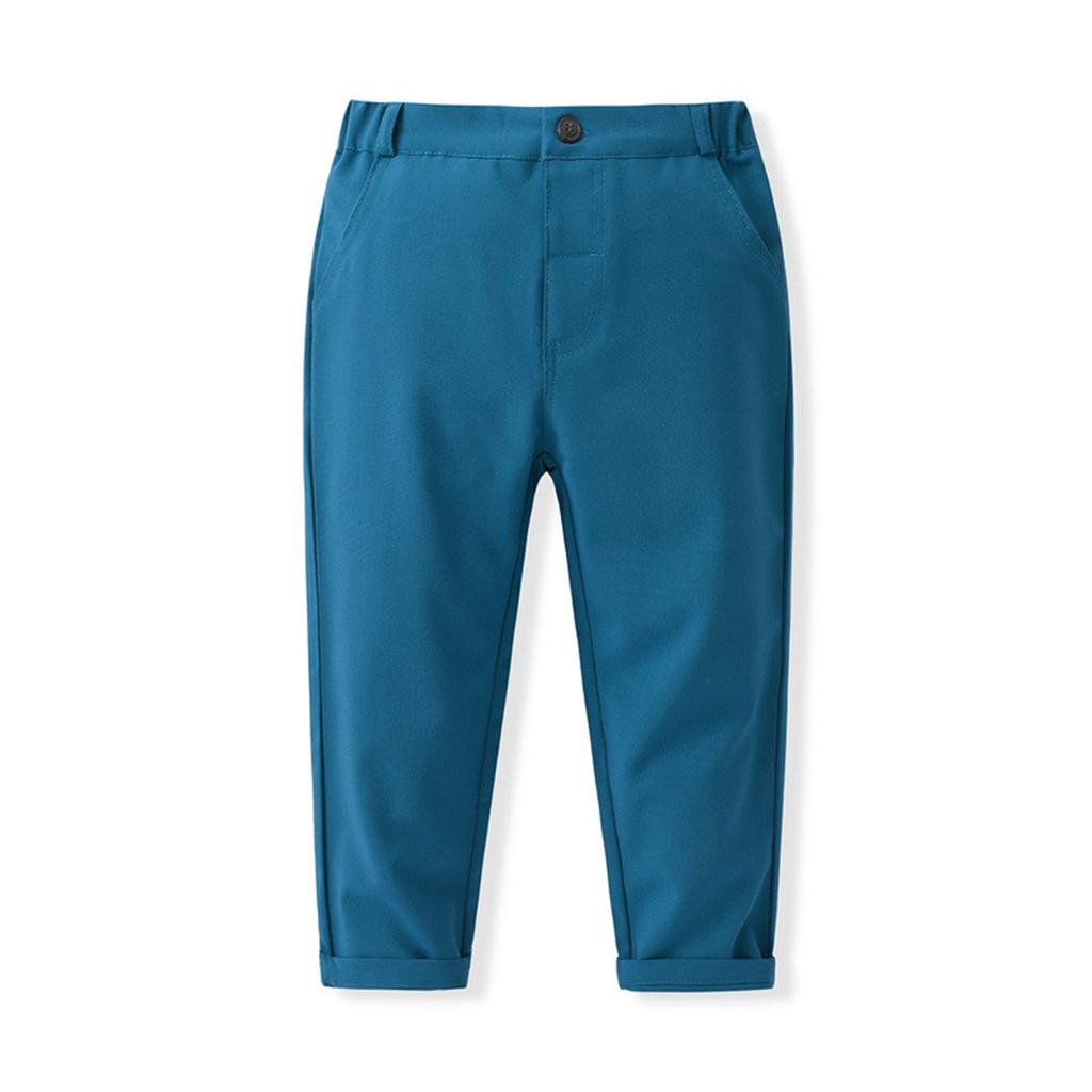 Ensemble de vêtements pour bébés garçons, chemise, gilet et pantalon en coton, costume de smoking pour homme, vêtements de fête de mariage et de baptême