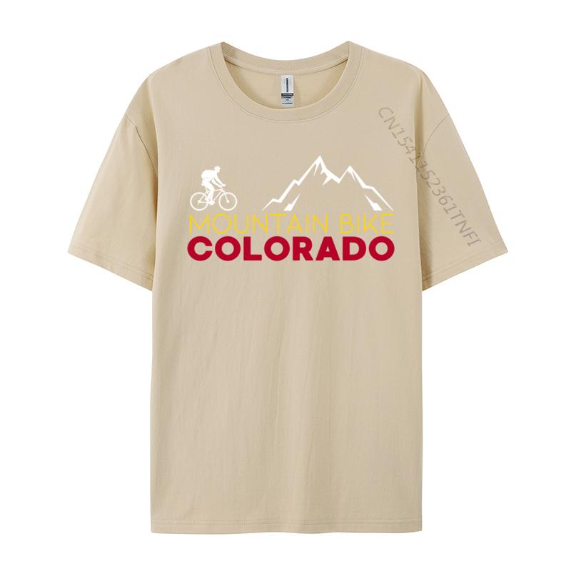 Colorado Mountain Bike Co Mtb T Shirt Design Labor Day Special All Cotton Mens Top T-Shirts Tops Tees Drop Shipping