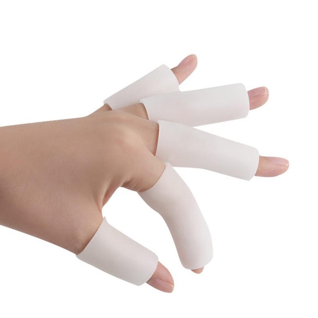 20 Pcs Silicone Gel Toe Finger Caps Covers Sleeves Tubes Unisex